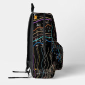 Lichter der Stadt Boston Bedruckter Rucksack (Links)