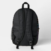 Lichter der Stadt Boston Bedruckter Rucksack (Rückseite)
