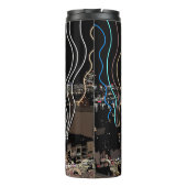 Lichter der Stadt Boston Thermosbecher (Rückseite)