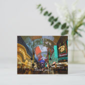 Lichter der Straße Fremont Postkarte (Stehend Vorderseite)