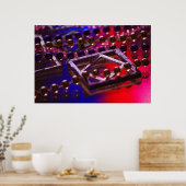 Lichter des Abstraktionspopsters Poster (Küche)