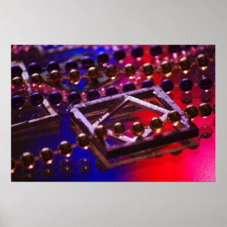 Lichter des Abstraktionspopsters Poster