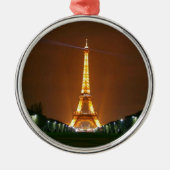 Lichter des Eiffelturms Ornament Aus Metall (Vorne)