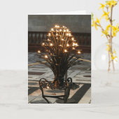 Lichter des Glaubens, Florenz, Italien - Karte (Gelbe Blume)