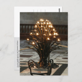 Lichter des Glaubens, Florenz, Italien - Postkarte