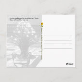 Lichter des Glaubens, Florenz, Italien - Postkarte (Rückseite)