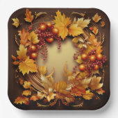 Lichter des Herbstes: Ernte des Todes Pappteller (Vorderseite)