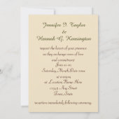 Lichter, Forest Path Gay Lesbian Hochzeit Einladun Einladung (Rückseite)