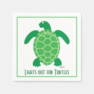 Lichter für Schildkröten Serviette