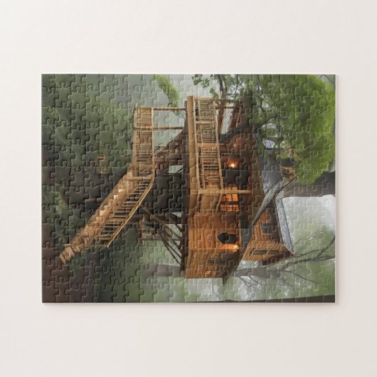 Lichter im Baumhaus Puzzle (Horizontal)