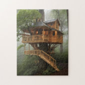 Lichter im Baumhaus Puzzle (Vertikal)