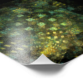 Lichter im City Abstrakt Art Foto Print (Ecke)