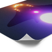 Lichter im Himmel - Sci-Fi Ship Poster (Ecke)