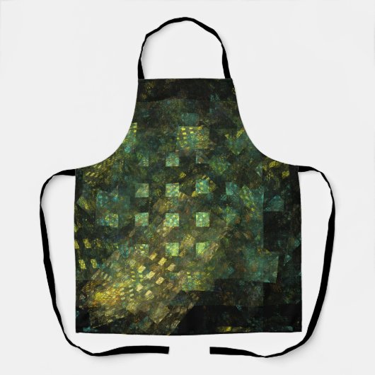 Lichter in der City Abstrakt Art Schürze (Vorderseite)