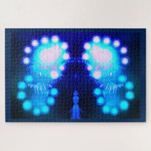 Lichter in der Nachthimmelkunst Puzzle