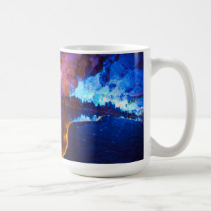 Lichter in der Reed Flute Cave, China Kaffeetasse