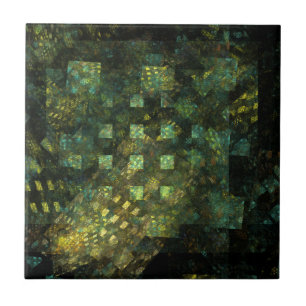 Lichter in der Stadt Abstrakte Kunst Tile Fliese