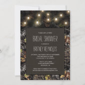 Lichter + Jagddusche Camouflage Einladungen (Vorderseite)