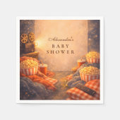 Lichter Kamera Baby Shower Serviette (Vorderseite)