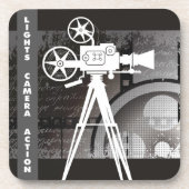 Lichter, Kamera, Untersetzer (Vorderseite)