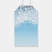 Lichter Romantisches Winterwunderland Geschenkanhänger (Rückseite)