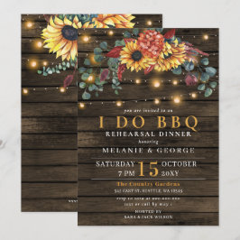 Lichter Sonnenblumen Ich mache GRILLEN Probe Abend Einladung