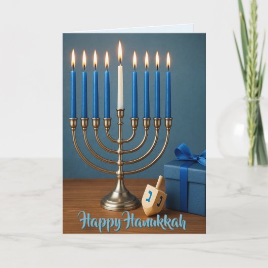 Lichter- und Freudenfest Feiertagskarte (Vorderseite)