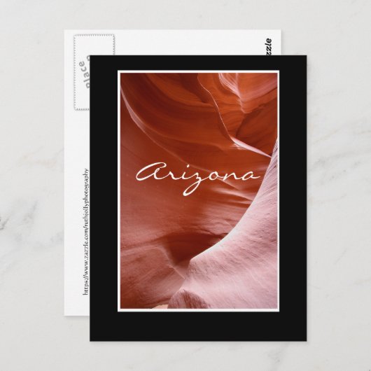 Lichter und Linien im Canyon, Arizona Postkarte (Vorne/Hinten)