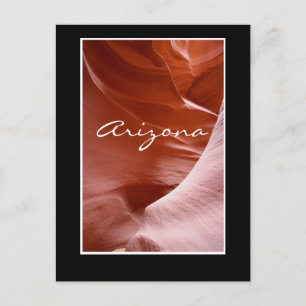 Lichter und Linien im Canyon, Arizona Postkarte