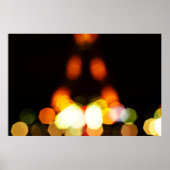 Lichter von Paris, Eiffelturm Art Poster (Vorne)