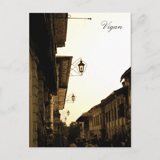 Lichter von Vigan Postkarte (Vorderseite)