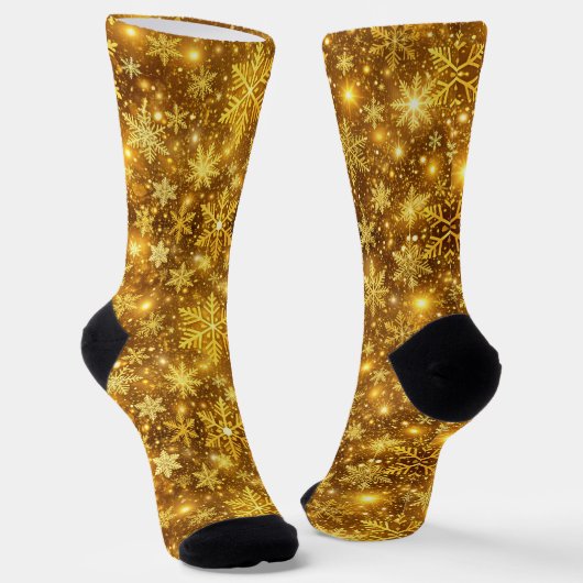 Lichter Weihnachtswalzer Socken (Gewinkelt)