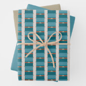 Lichterdige Töne und Blau Geschenkpapier Set (Beispiel)