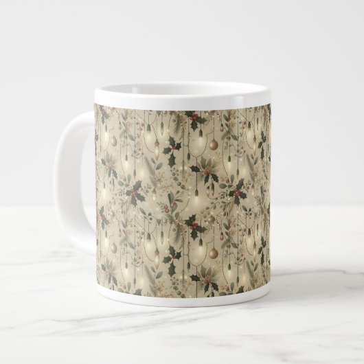 Lichterfee, Wald hell Jumbo-Tasse (Vorderseite Links)