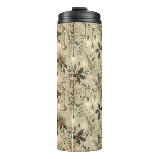 Lichterfee, Wald hell Thermosbecher (Vorderseite)
