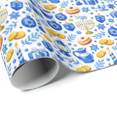 🕎🕎🕎Lichterfest Geschenkpapier (Rolleneckpunkt)