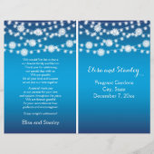 Lichterfolge Blaue Hochzeitsfeier (Vorderseite)