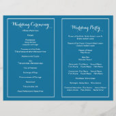 Lichterfolge Blaue Hochzeitsfeier (Rückseite)