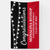 Lichterfolge| Graduierte Graduierung der Rotgratul Banner (Vertikal)