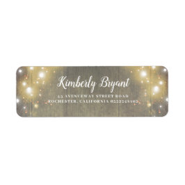 Lichterfolge Rustikales Holz Textur Land