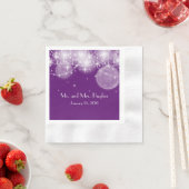 Lichterfolge und Hochzeit Serviette (Beispiel)