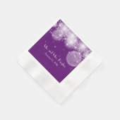 Lichterfolge und Hochzeit Serviette (Ecke)