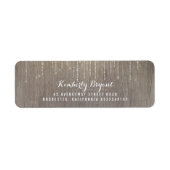 Lichterfolge und Holz rustikal (Vorne)