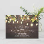 Lichterfolge zum Probe-Dinner Einladung (Stehend Vorderseite)