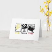 Lichterkamera-Aktion Karte (Gelbe Blume)