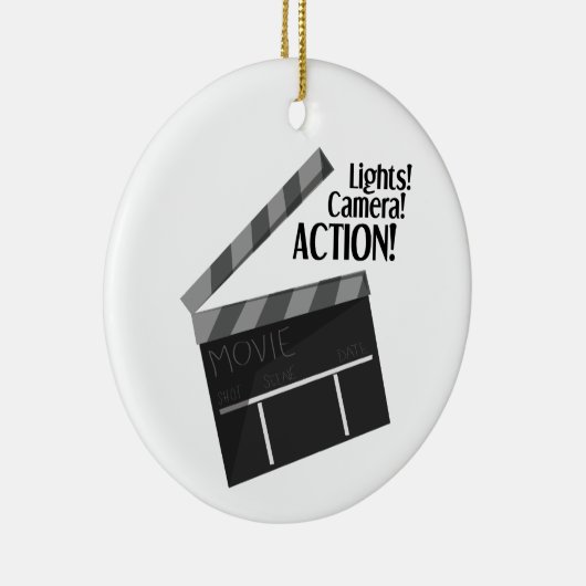 Lichterkamera-Aktion Keramik Ornament (Rechts)