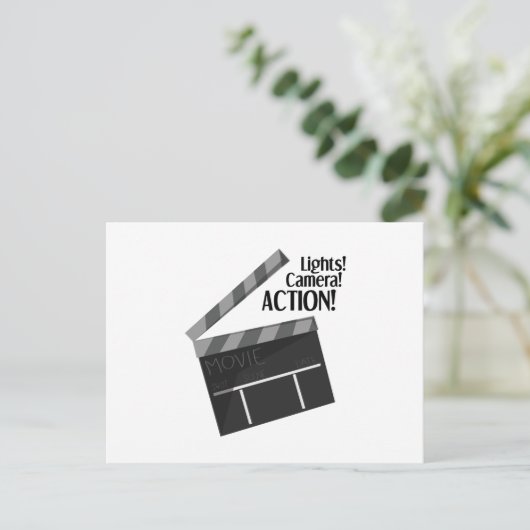 Lichterkamera-Aktion Postkarte (Stehend Vorderseite)