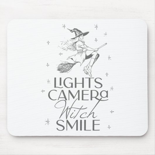 Lichterkamera Hexenkeil Halloween Mousepad (Vorne)