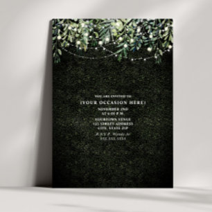 Lichterkette Botanischer Buchsbaum Generische Part Einladung