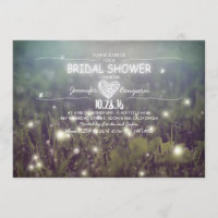 Lichterkette glüht rustikales Brautparty